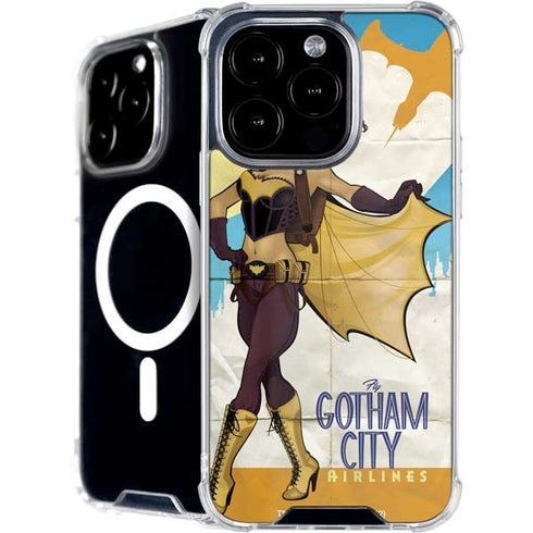 DC Comics Bombshells Batgirl- Fly Gotham City Airlines iPhone 16 Pro MagSafe Case